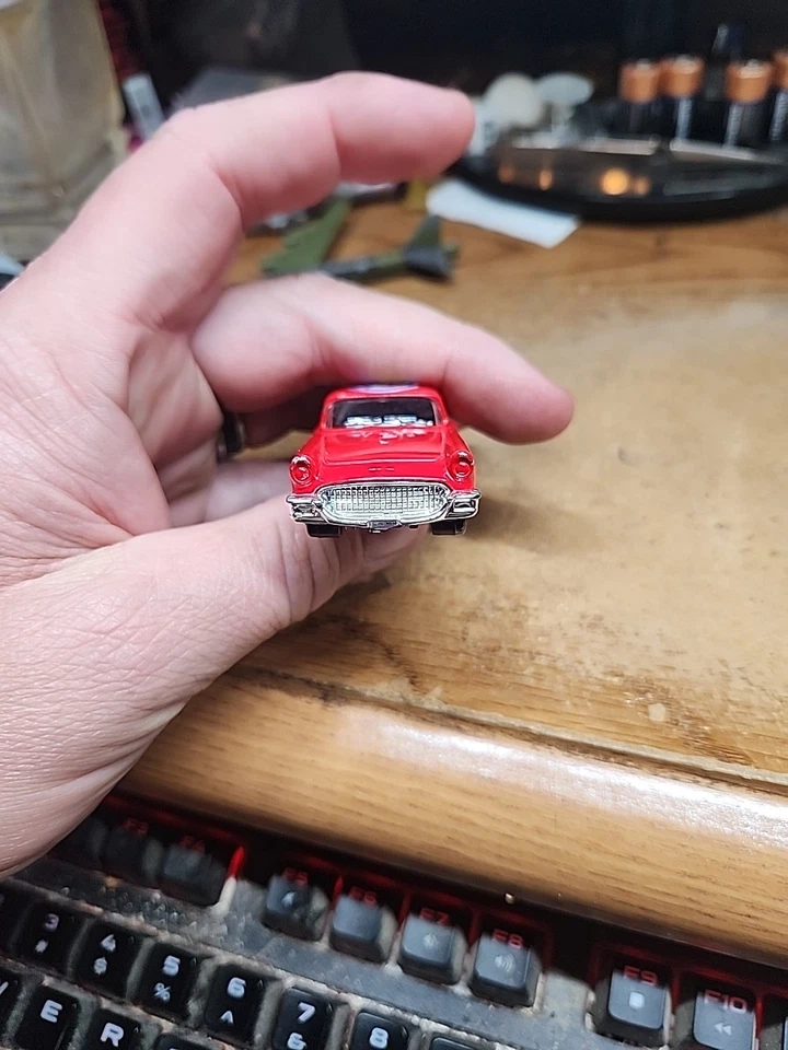 1997 MAJORETTE '57 FORD THUNDERBIRD COCA COLA 200 SERIES RED LOOSE CAR AD - Image 3 of 4