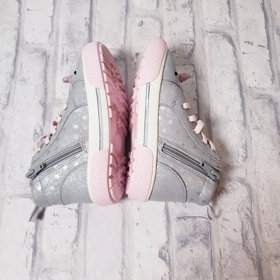 Zapatillas altas unicornio para niñas pequeñas Foto 4 de 4