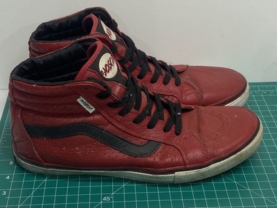 新品VANS VART PRO HOSOI HAMM ERHEAD Vans Christian Hosoi Hammerhead Red Leather Sk8-Hi Size 10.5 | eBay
