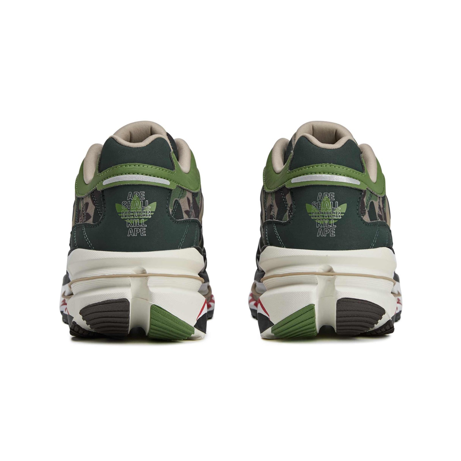 Adidas Originals x BAPE Hemp/Iron Metallic/White AdiStar HRMY Men's Shoes KJ8850 thumbnail 8