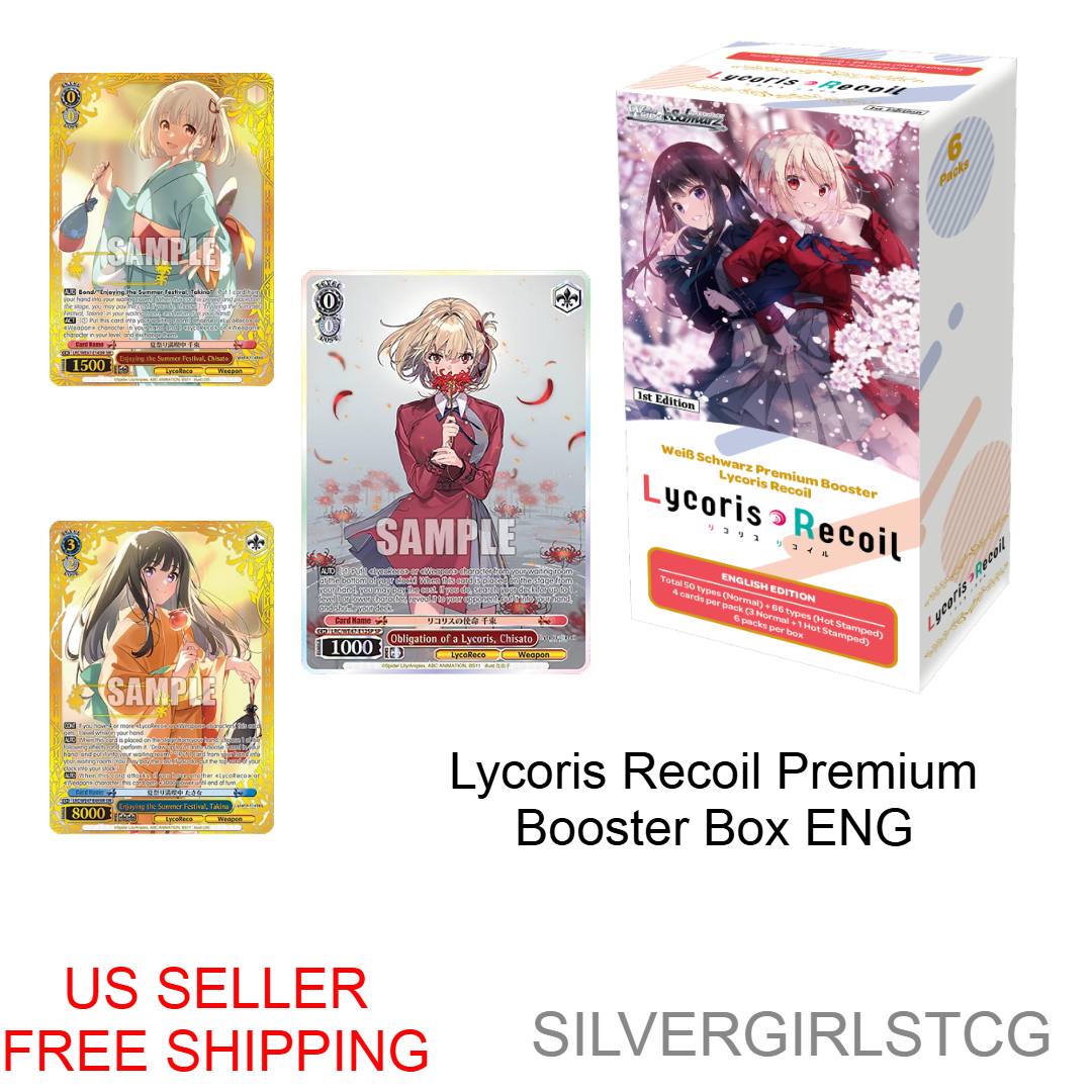 lycoris recoil booster box Weiss Schwarz TCG: Premium where powerful characters and intense battles unfold in every card PRE-ORDER Weiss Schwarz: Lycoris Recoil