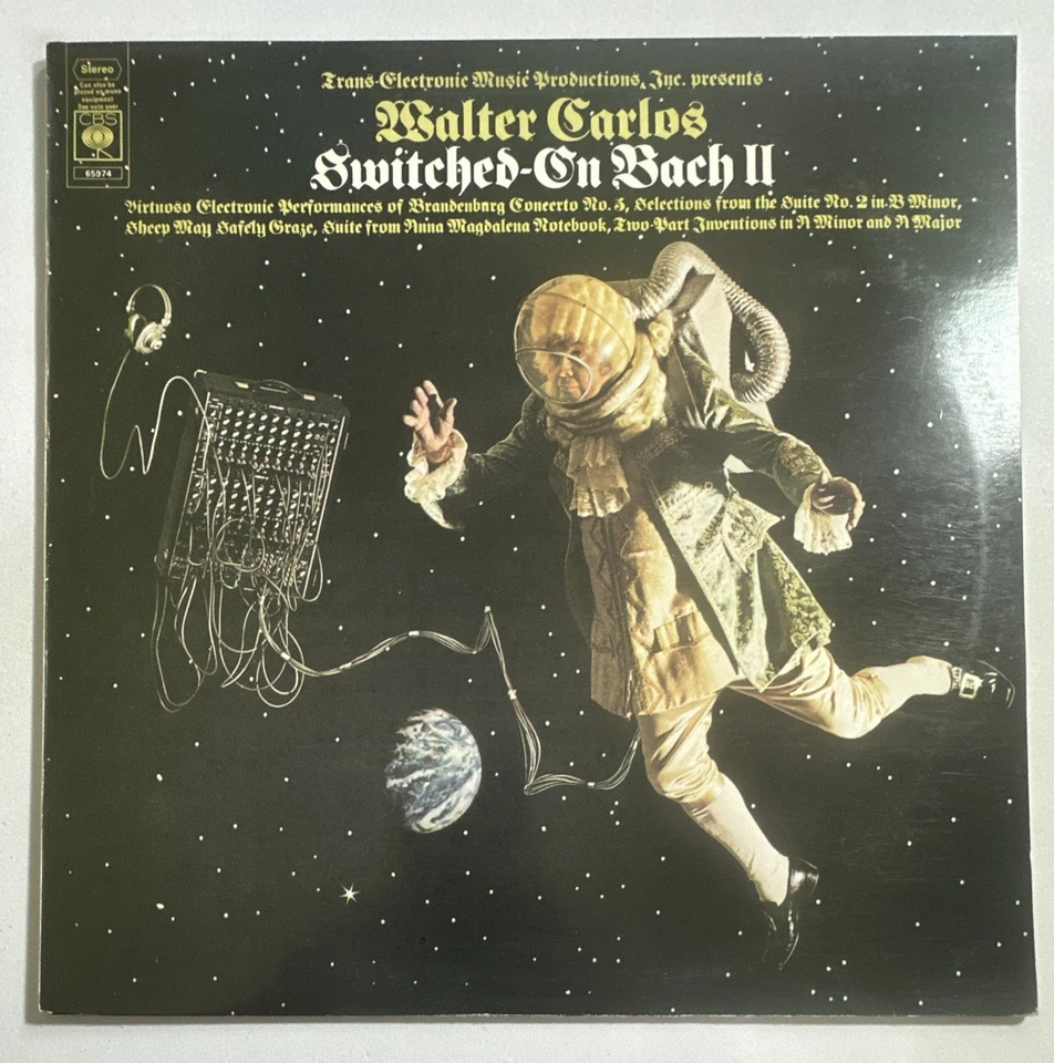 Walter Carlos ~ Switched-On Bach II Lp Vinyl Record CBS S 65974 EX / EX - Image 2 of 4