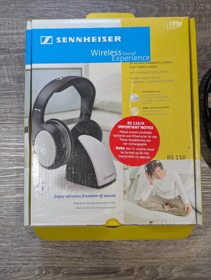 Sennheiser RS 110 RF Stereo Wireless Headphone System (9917), photo 2 of 5