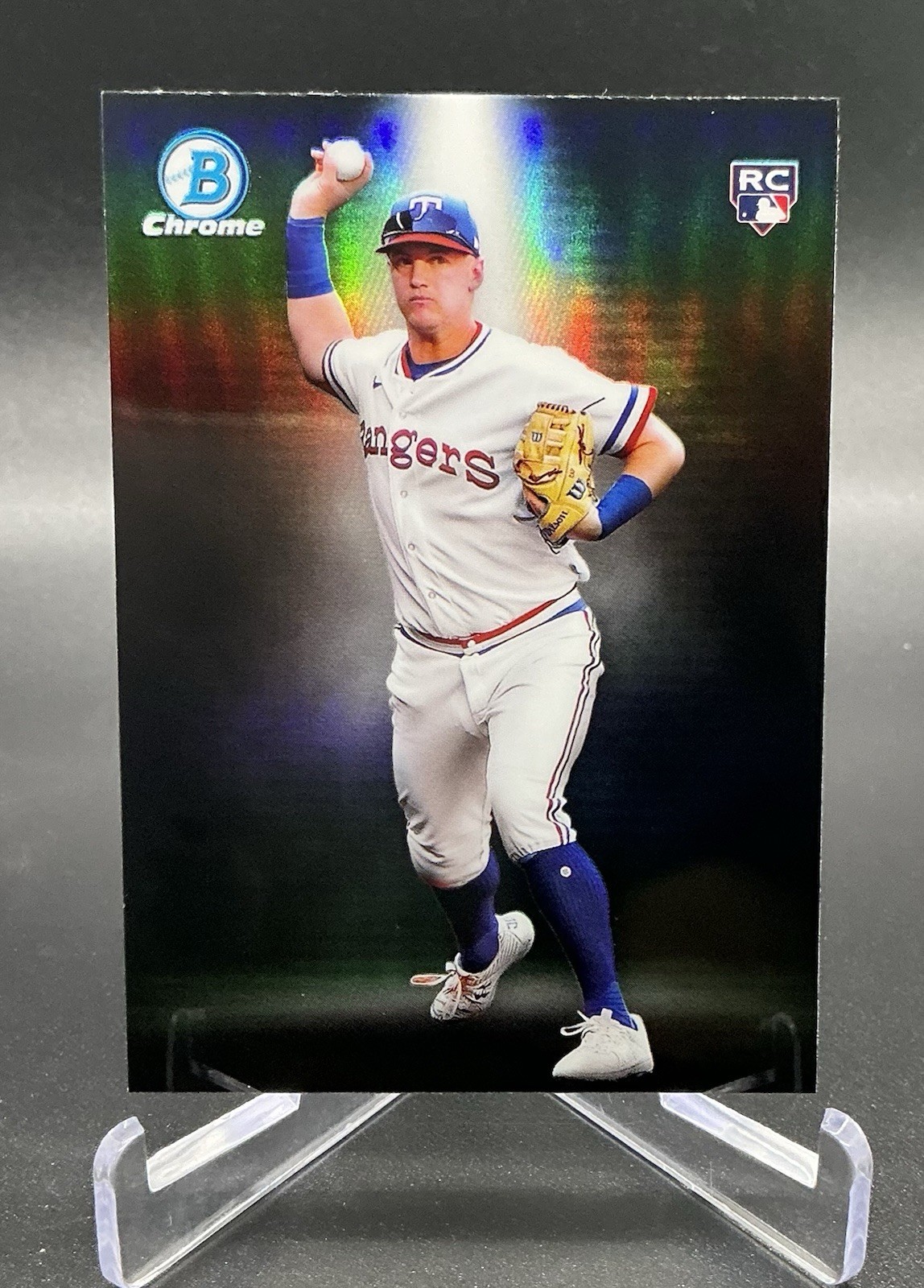 2023 Bowman Chrome SPOTLIGHTS Josh Jung Rookie #BS-18 Texas Rangers SSP (RC) 🔥