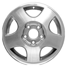 15x6 5 Spoke Refurbished Aluminum Wheel Painted Textured Silver 560-05148 15x6 5 Spoke Refurbished Aluminum Wheel Painted Textured Silver 560-05148