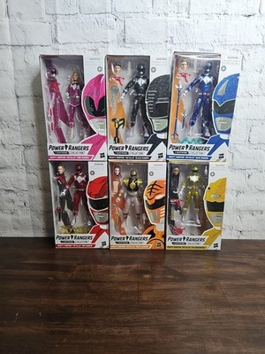 Power Rangers Lightning Collection Mighty Morphin Metallic Full Team Complete