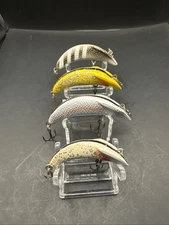 LOT OF 4 Vintage Eddie Pope's / Luhr Jensen Fishback 4 Lures