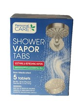NEW Shower Vapor Tabs, Non-Medicated Tablets, 5ct Eucalyptus Vapor Tab