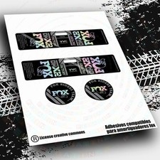 WP606 STOSSDÄMPFER AUFKLEBER FOX DHX2 FACTORY 2021-2024 BICOLOR AUFKLEBER