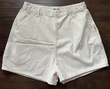 NWOT RUDY JUDE Camp Natural Shorts High Waisted Minimalistic Quiet Luxury 5