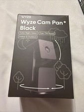 WYZE CAM PAN SECURITY CAM Black open Box