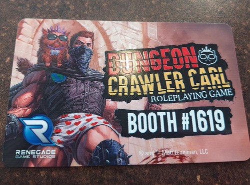 dungeon Crawler Carl gencon hotel key
