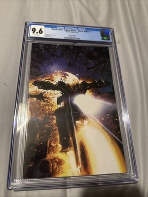 Damnation: Johnny Blaze- Ghost Rider #1 CGC 9.6 Clayton Crain Virgin Edition