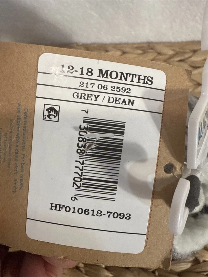Mini botas Surprize by Stride Rite para bebés niños Rite Dean - gris carbón 12-18 meses Foto 4 de 4