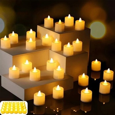 LED Teelichter Kerzen LED flammenlos batteriebetrieben Hochzeit UK