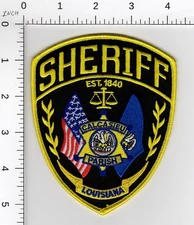 CALCASIEU PARISH SHERIFF LOUISIANA -- COLLECTIBLE POLICE EMBROIDERED PATCH