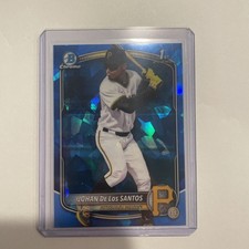 2025 Bowman Chrome Sapphire Johan De Los Santos #BCP-163