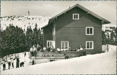 Postcard Club Ski House on Feldberg Grafenmatt Black Forest (No.9107)
