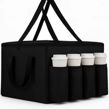 Catering Bag for doordash XXX-Large（24W x 15H x 14D）, Black 