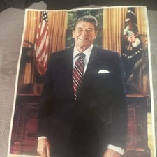 U.S. President Portrait Photograph Print on Paper, Politics Theme, USA