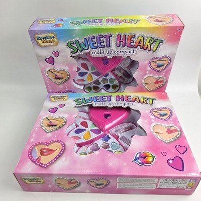 2x Kreative Kraft Sweet Heart Make Up Compact Kids Pretend Makeup Set NEW