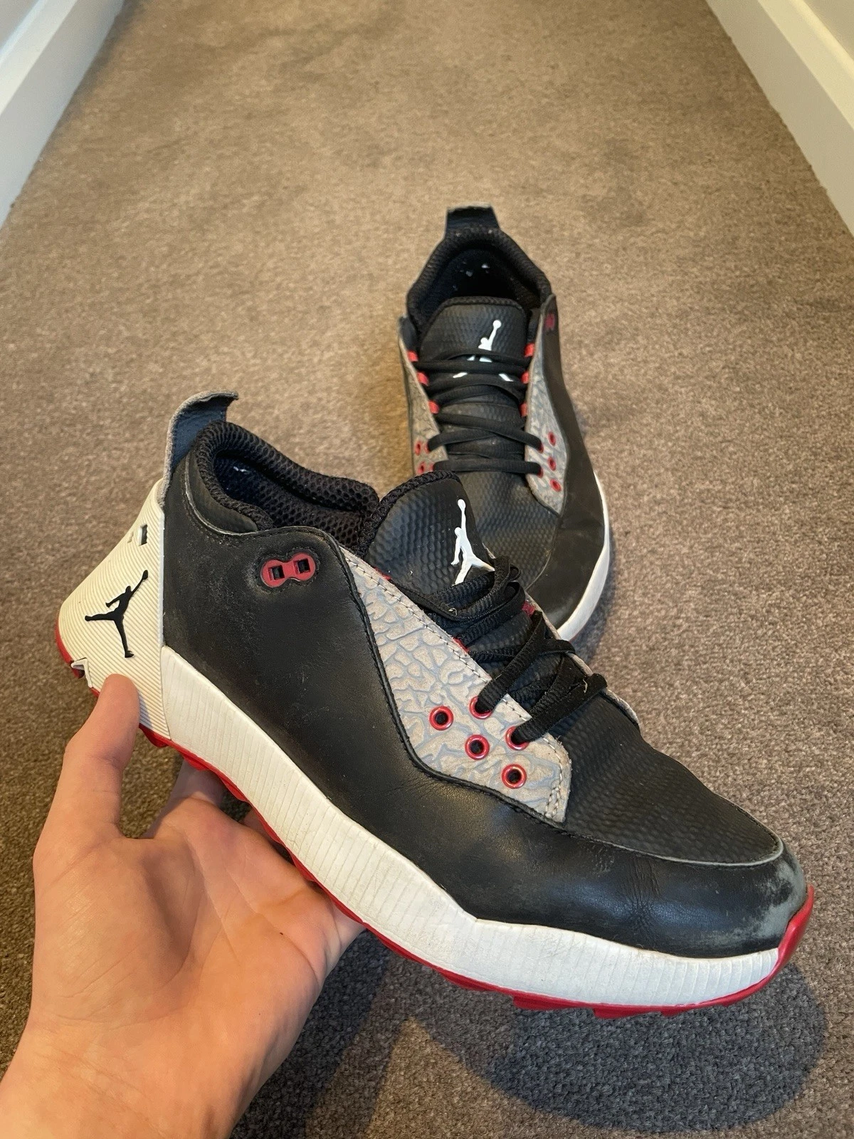Scarpe da golf Jordan Junior in pelle Uk6