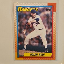 1990 Topps Nolan Ryan #1 Texas Rangers HOFer