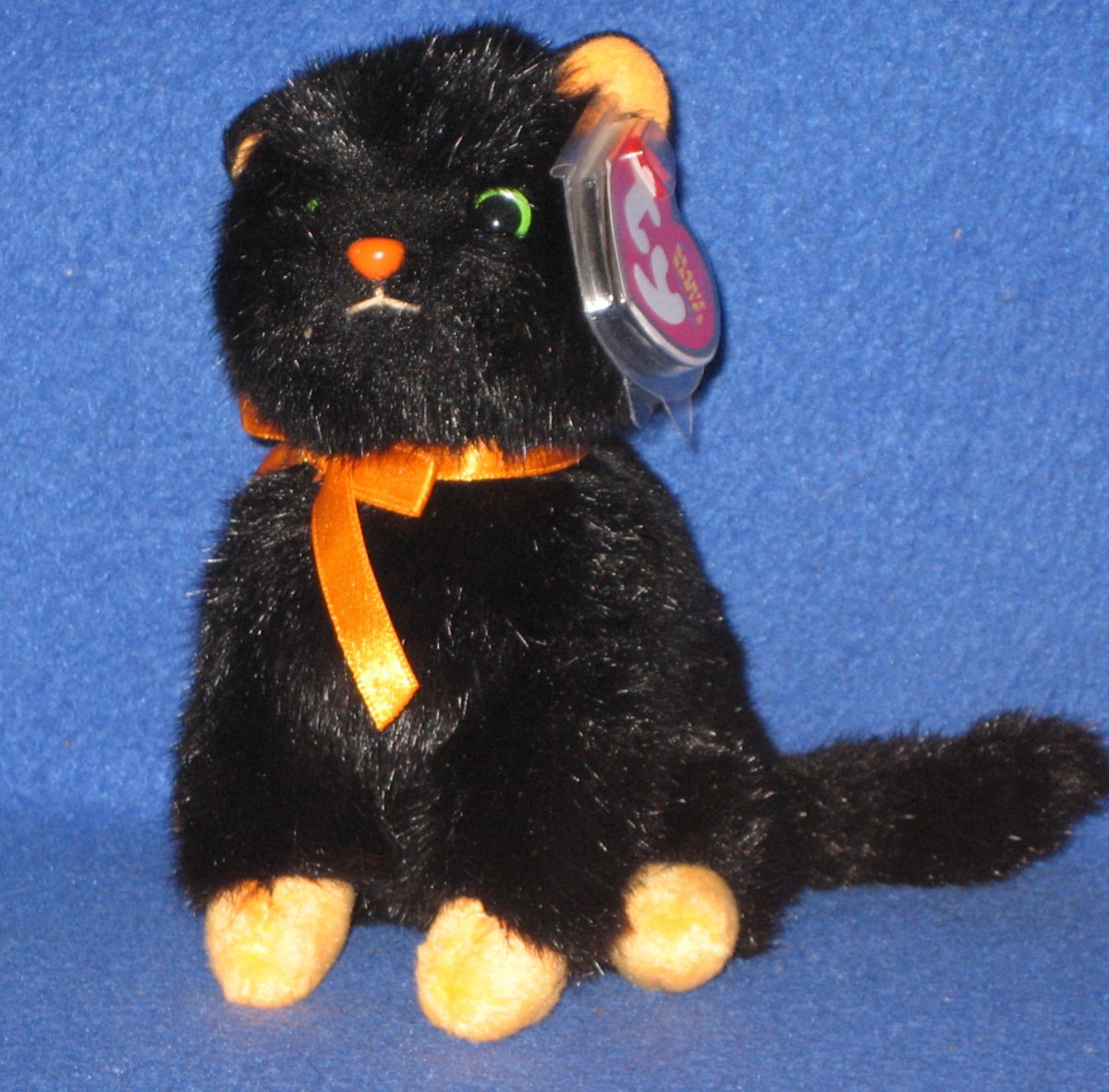 TY JINXY the BLACK CAT BEANIE BABY - MINT with MINT TAG - TY