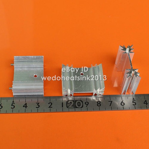 5 pièces dissipateur de chaleur pour régulateur de tension TO-220 transistors dissipateur de chaleur ailette de refroidissement - Photo 6/7