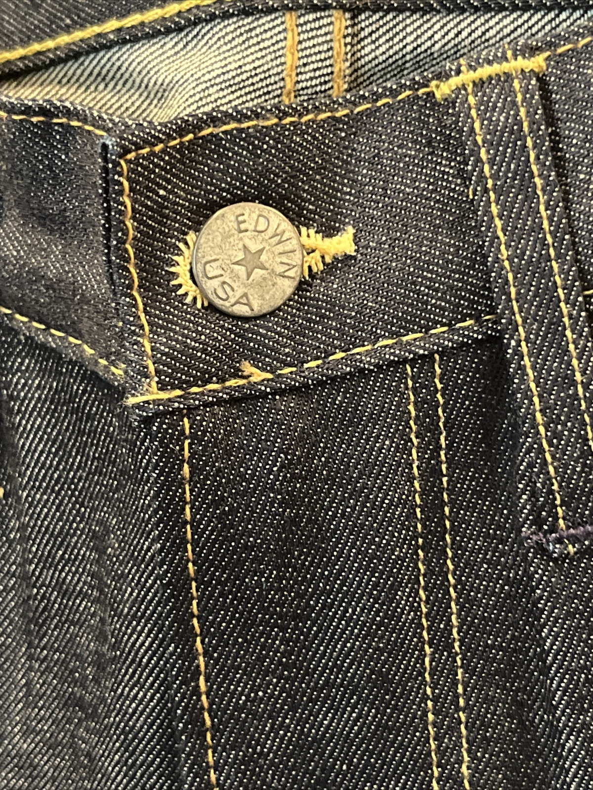 EDWIN Men’s Blue Slim Fit Premium Selvedge Made In USA UMO3SL Jeans 30x34 28x36 eBay