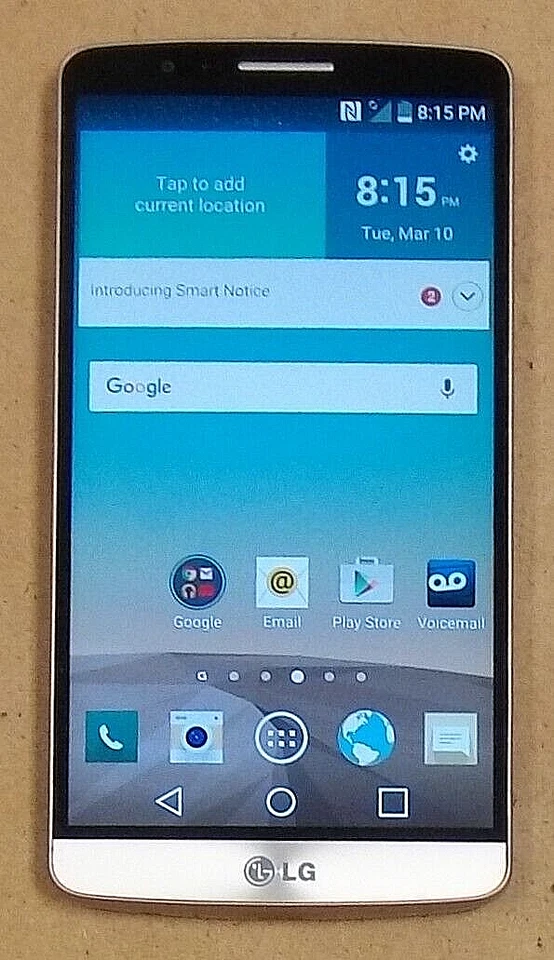 Smartphone LG G3 LS990 - Dorado y Negro (Sprint) 4G VoLTE Android - Incluido Foto 2 de 4