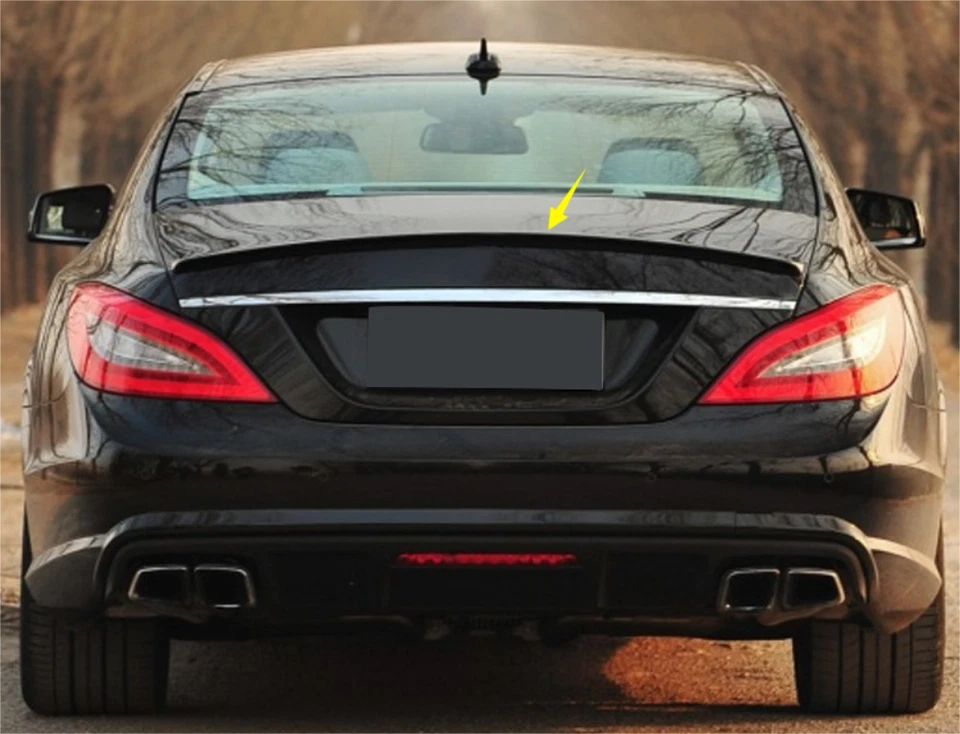Alerón trasero del maletero para Mercedes-Benz Clase CLS W218 2012-2017 sin pintar Foto 3 de 4