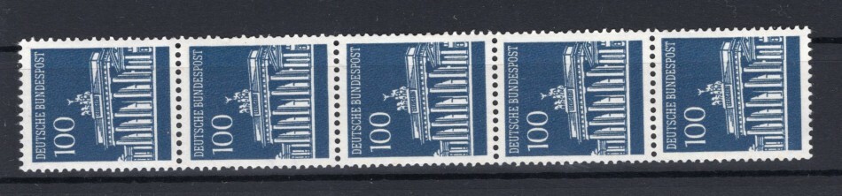 Strip of 5 with number** MNH mint never hinged (73840)