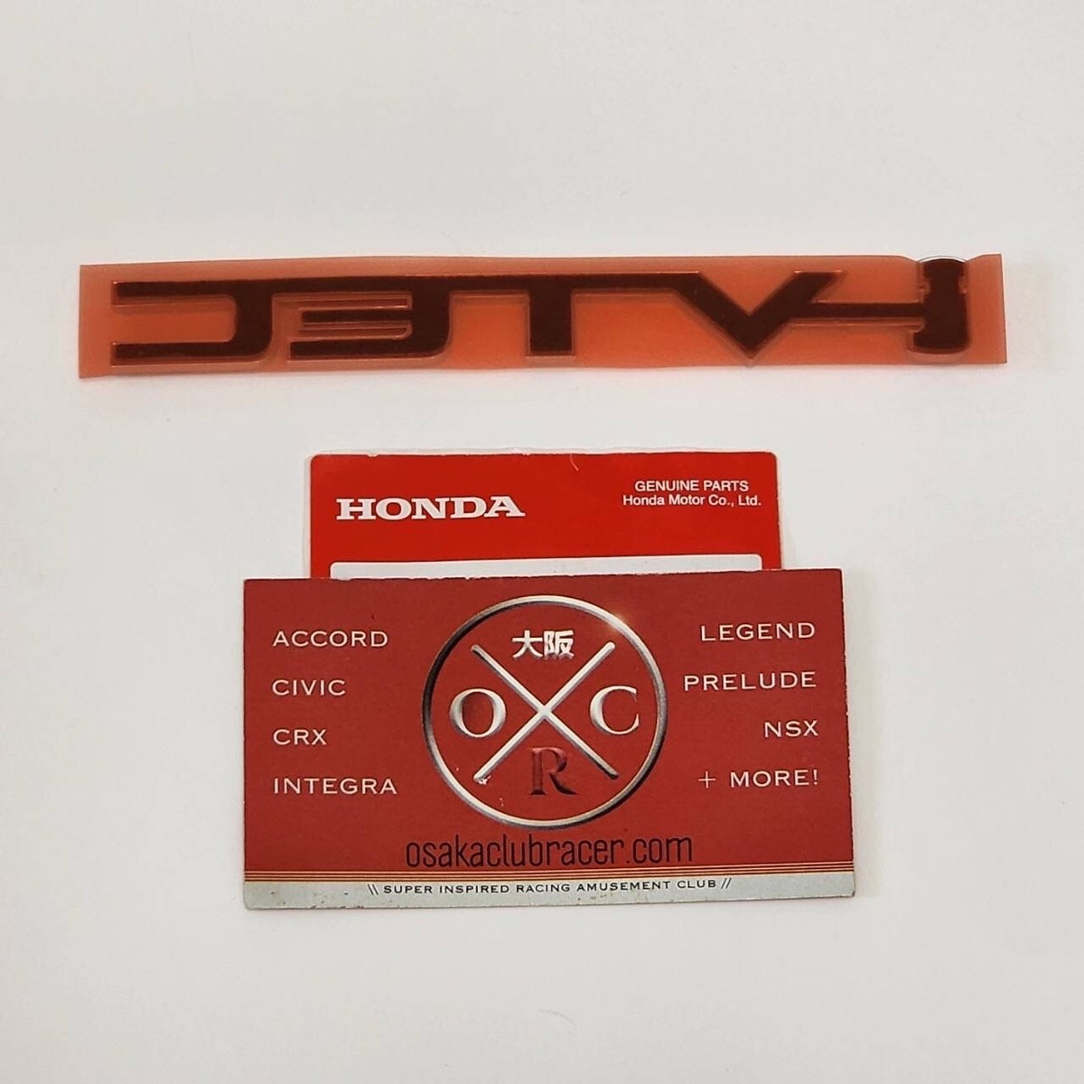 Genuine OEM Honda i-VTEC Emblem Badge Civic Accord CR-V HR-V Fit