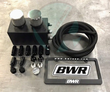 Blackworks Black Series Oil Catch Can Kit Race Breather Box for Honda Acura 