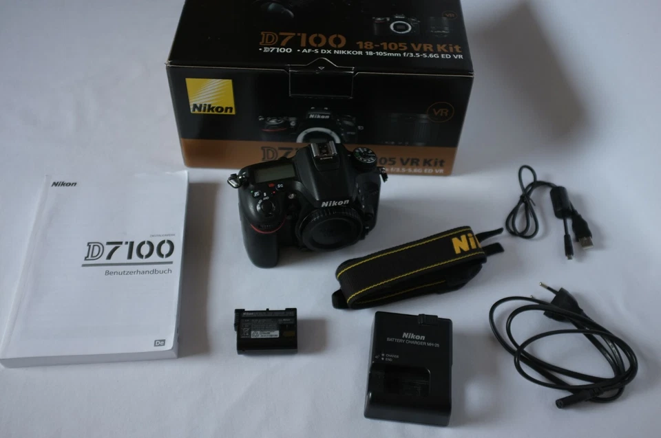 !!! Nikon D7100 24.1 MP Digitalkamera schwarz in OVP !!!