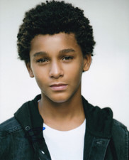JADEN MICHAEL signed Autogramm 20x25cm COLIN IN BLACK in Person autograph COA