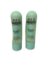 Lot/2 Isle of Paradise Self-Tanning Butter - Hello Golden Glow ~ 200 ml x 2