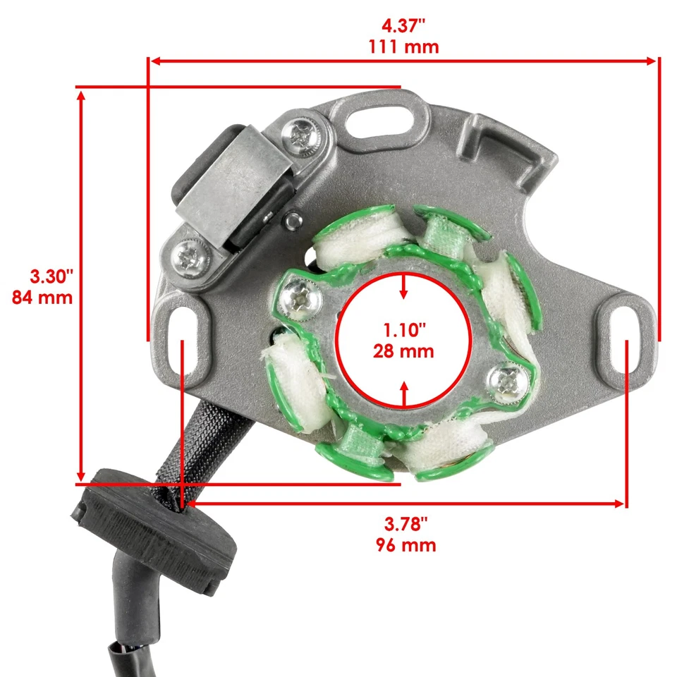 Estator para Suzuki RM250 2001 2002 2003 2004 2005 2006 / RM250Z 2006 Magneto Foto 2 de 4