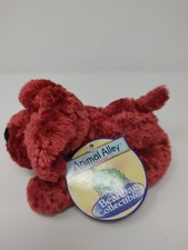 Animal Alley 5" Plush Beanbag Red Puppy Dog Regis Toys R Us Vintage 2000