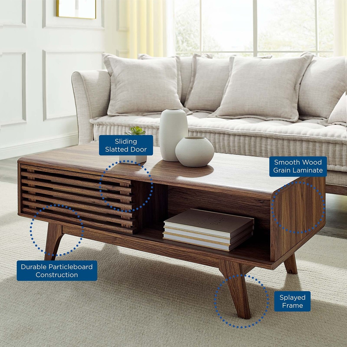 サイドテーブル・ナイトテーブル・ローテーブル Vintage coffee table Mid century s-l1200.jpg