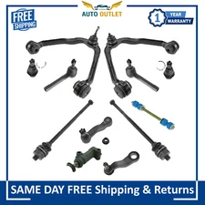 New Control Arm Ball Joint Tie Rod 13pc Suspension Kit For 1999-07 Chevy GMC