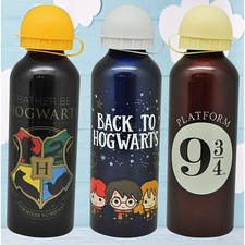 Botellas de agua de aluminio Harry Potter de 500 ml, botellas deportivas reutilizables y sin BPA