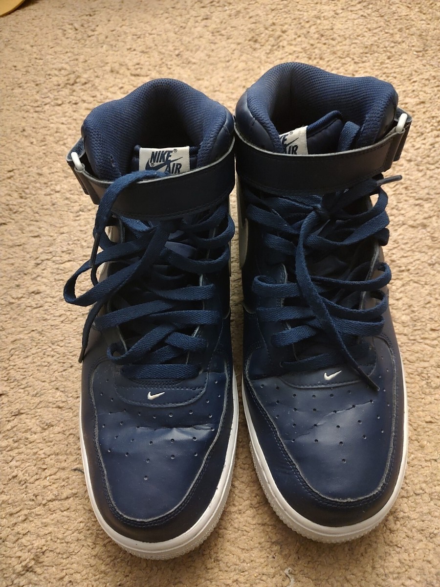 Size 12 - Nike Air Force 1 '07 Mid Midnight Navy Blue | eBay Size 12 - Nike Air Force 1 '07 Mid Midnight Navy Blue | eBay