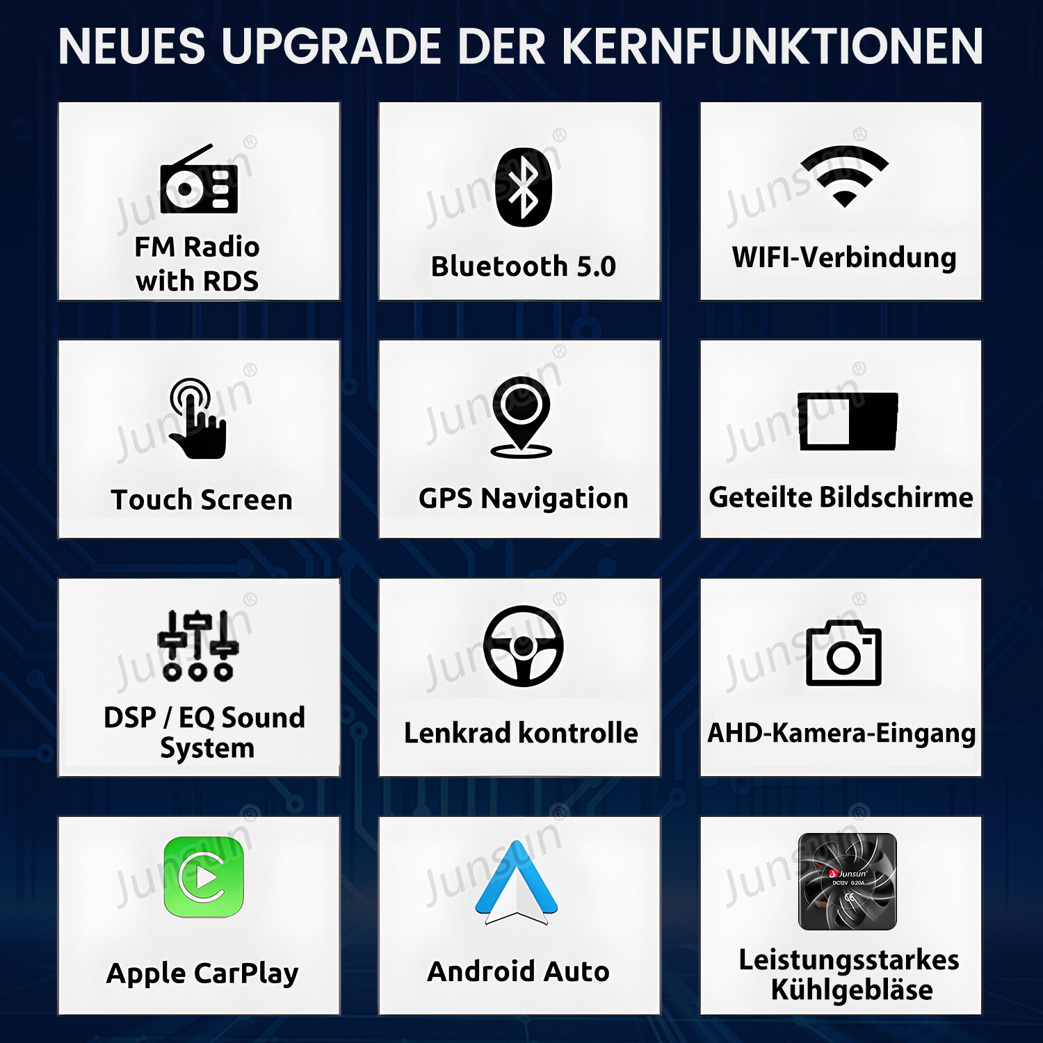 Autoradio 10.1" Carplay per Citroen C5 2008-2016 Android15 GPS Navi WIFI BT 4+64G foto 4