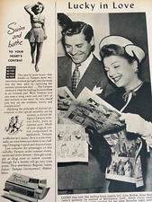 Anne Baxter, Full Page Vintage Pinup Clipping, a