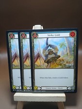 3x Playset Flesh and Blood High Seas Strike Gold C Blue SEA231