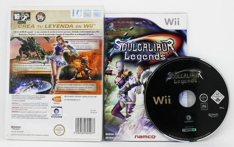 SOUL CALIBUR LEGENDS - NINTENDO WII - PAL ESPAÑA, foto 2 de 2