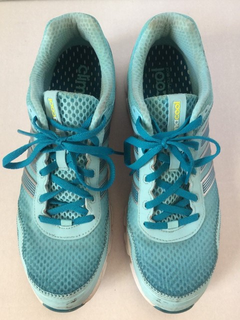 Adidas Light Aqua Blue Mesh Clima Cool Athletic Gym Running Shoes Wmn Sz 10 | eBay