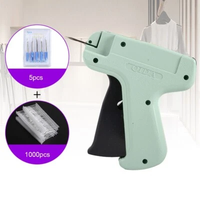 Clothes Tagging Gun Price Tag Machine with 5 Steel Needles with1000 Kimble Barbs